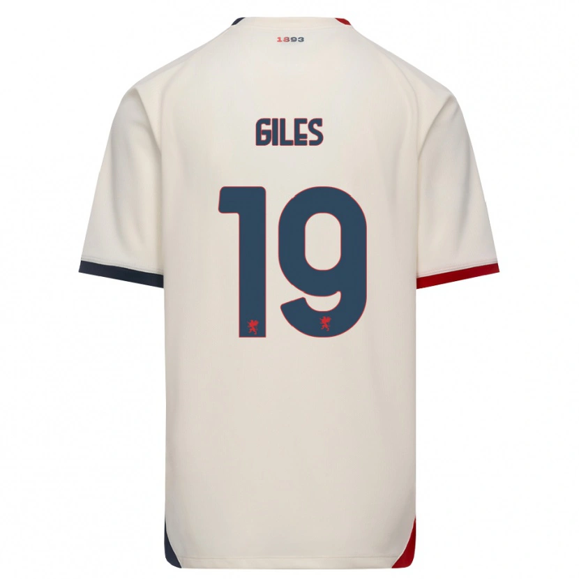 Danxen Pánské Heidi Giles #19 Bílá Červená Daleko Hráčské Dresy 2026/27 Dres