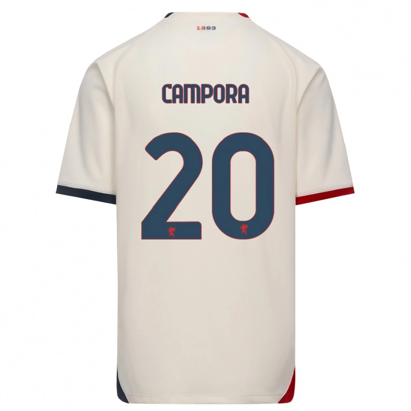 Danxen Pánské Alice Campora #20 Bílá Červená Daleko Hráčské Dresy 2026/27 Dres