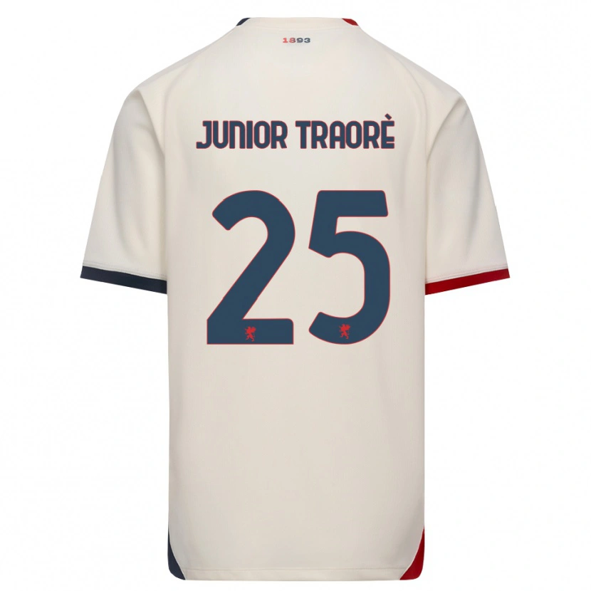 Danxen Pánské Hamed Traoré #25 Bílá Červená Daleko Hráčské Dresy 2026/27 Dres