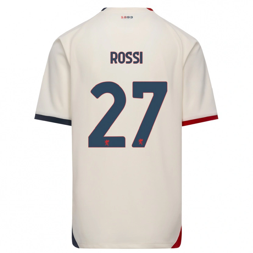 Danxen Pánské Lucrezia Rossi #27 Bílá Červená Daleko Hráčské Dresy 2026/27 Dres