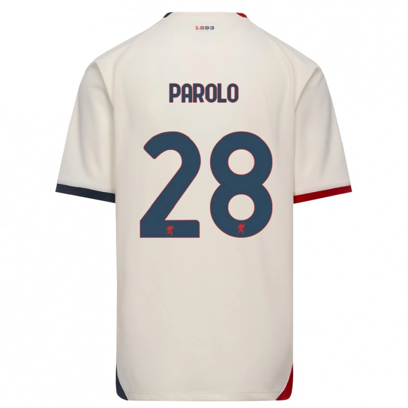 Danxen Pánské Lucrezia Parolo #28 Bílá Červená Daleko Hráčské Dresy 2026/27 Dres