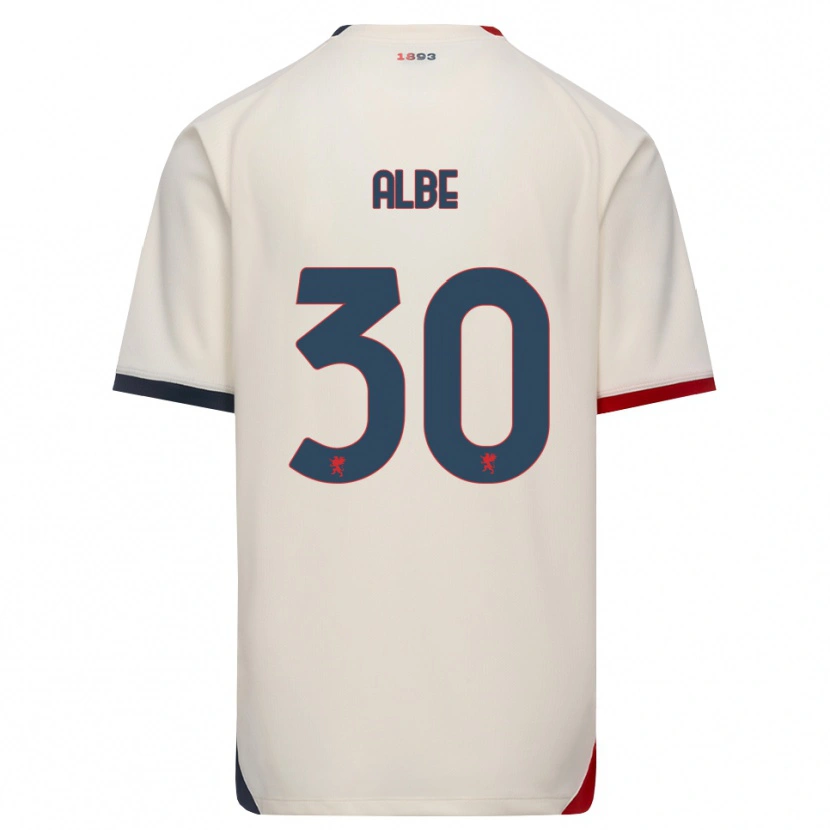 Danxen Pánské Salem Albè #30 Bílá Červená Daleko Hráčské Dresy 2026/27 Dres
