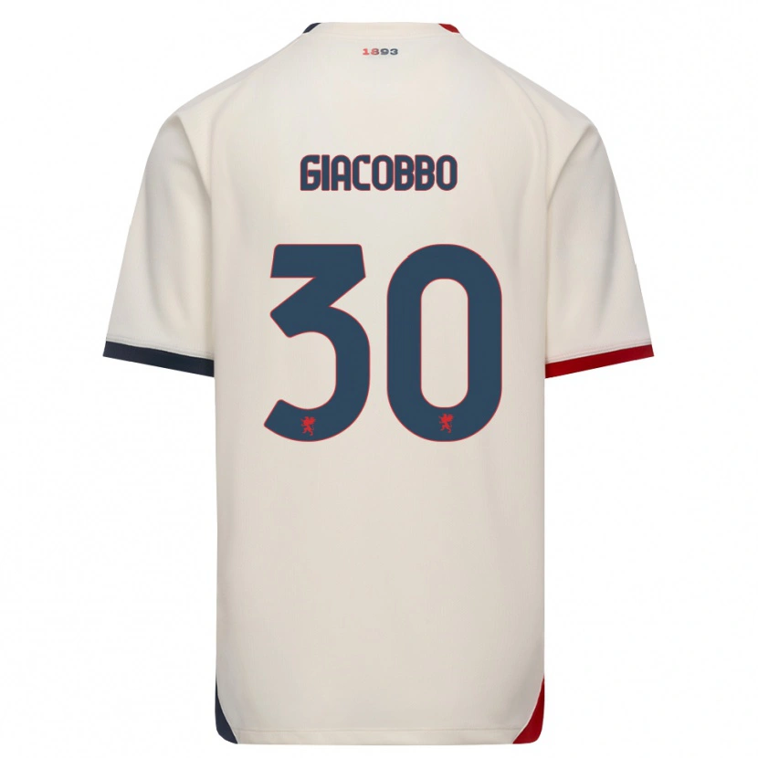 Danxen Pánské Giulia Giacobbo #30 Bílá Červená Daleko Hráčské Dresy 2026/27 Dres