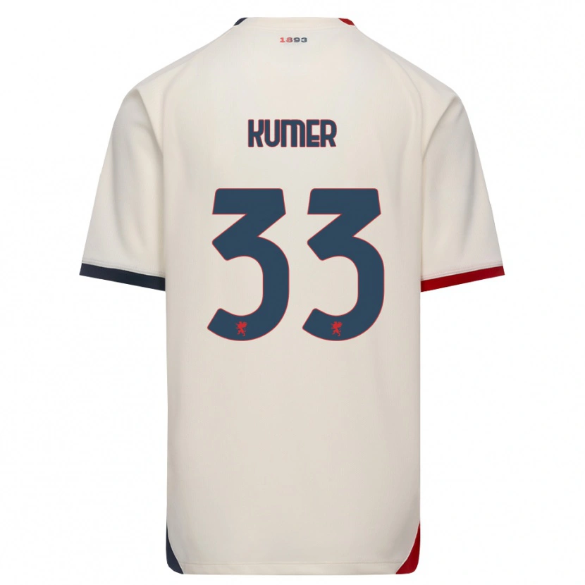 Danxen Pánské Alin Kumer Celik #33 Bílá Červená Daleko Hráčské Dresy 2026/27 Dres