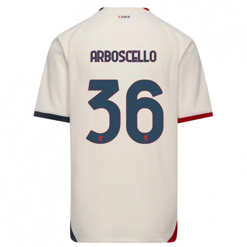 Danxen Pánské Riccardo Arboscello #36 Bílá Červená Daleko Hráčské Dresy 2026/27 Dres