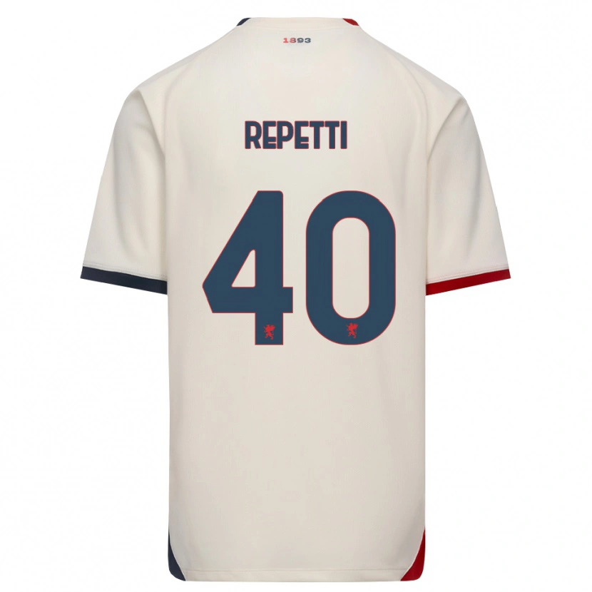 Danxen Pánské Chiara Repetti #40 Bílá Červená Daleko Hráčské Dresy 2026/27 Dres