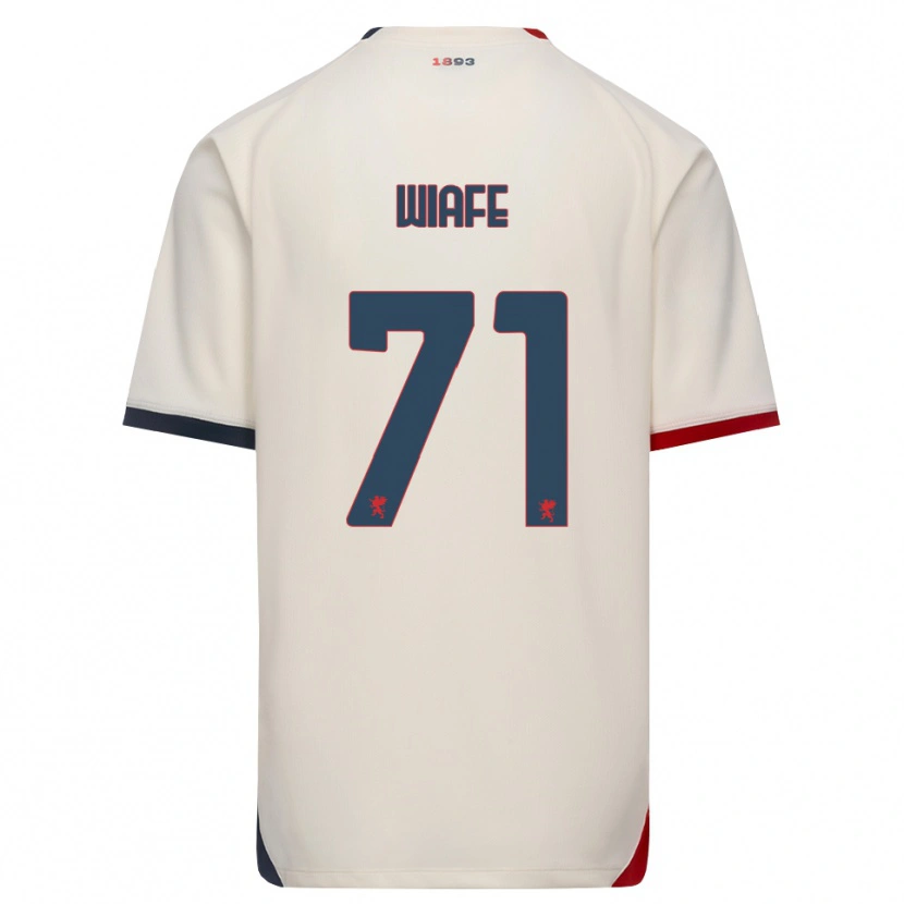 Danxen Pánské Samuel Wiafe #71 Bílá Červená Daleko Hráčské Dresy 2026/27 Dres