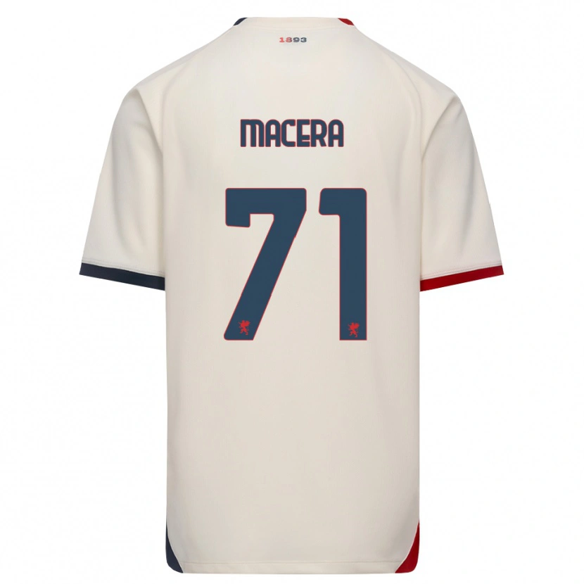 Danxen Pánské Matilde Macera #71 Bílá Červená Daleko Hráčské Dresy 2026/27 Dres