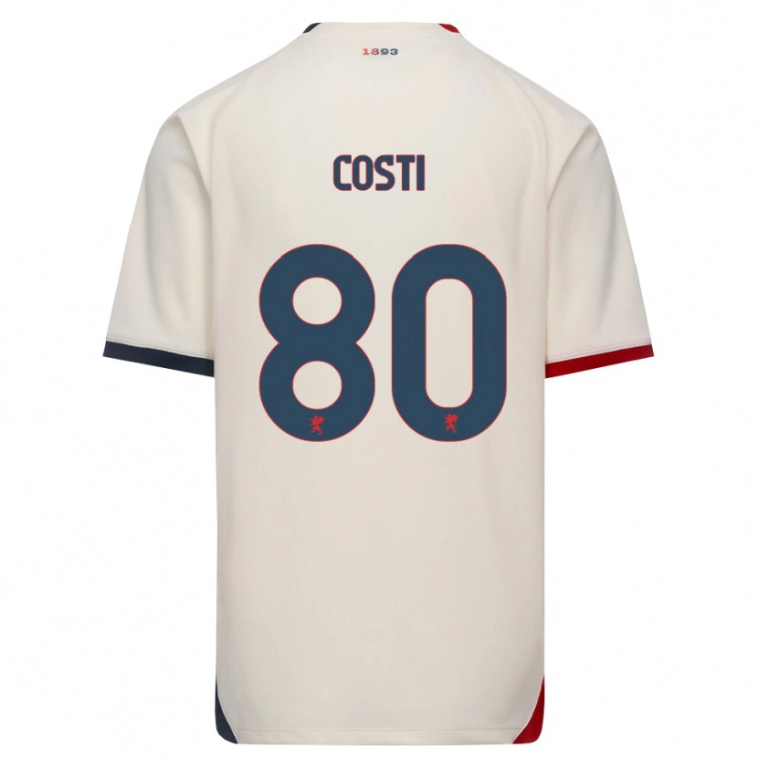 Danxen Pánské Fabiana Costi #80 Bílá Červená Daleko Hráčské Dresy 2026/27 Dres