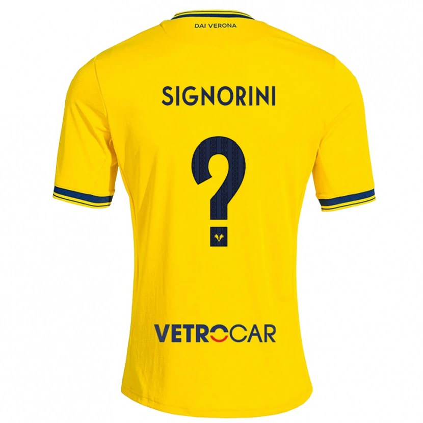 Danxen Pánské Simone Signorini #0 Žlutá Červená Daleko Hráčské Dresy 2026/27 Dres