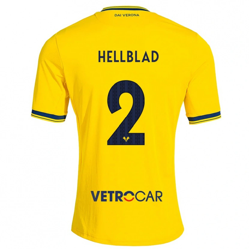 Danxen Pánské Loke Hellblad #2 Žlutá Červená Daleko Hráčské Dresy 2026/27 Dres