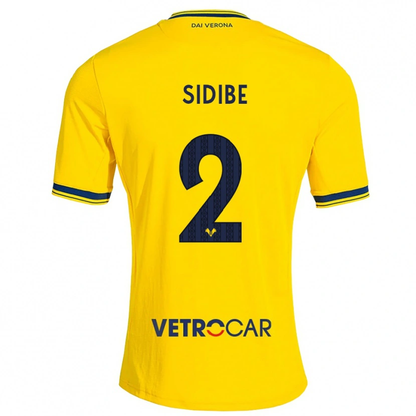 Danxen Pánské Amoro Sidibe #2 Žlutá Červená Daleko Hráčské Dresy 2026/27 Dres