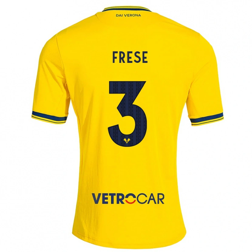 Danxen Pánské Martin Frese #3 Žlutá Červená Daleko Hráčské Dresy 2026/27 Dres