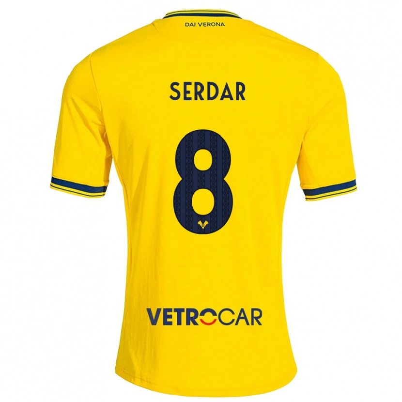 Danxen Pánské Suat Serdar #8 Žlutá Červená Daleko Hráčské Dresy 2026/27 Dres