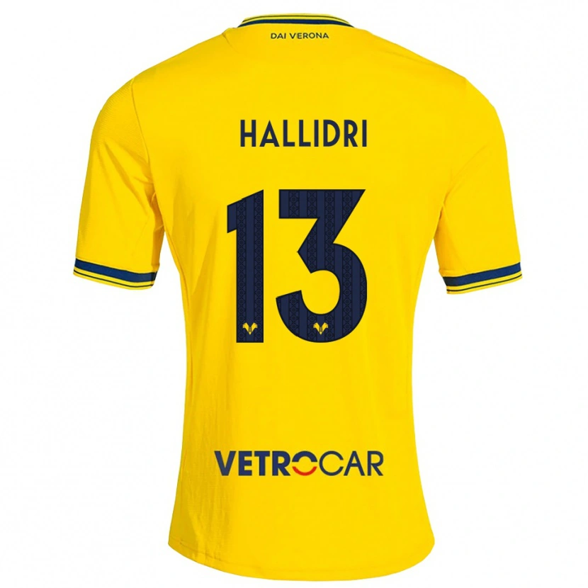 Danxen Pánské Fabian Hallidri #13 Žlutá Červená Daleko Hráčské Dresy 2026/27 Dres
