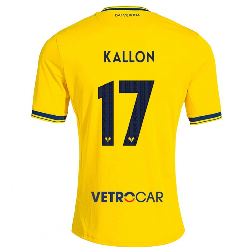 Danxen Pánské Yayah Kallon #17 Žlutá Červená Daleko Hráčské Dresy 2026/27 Dres