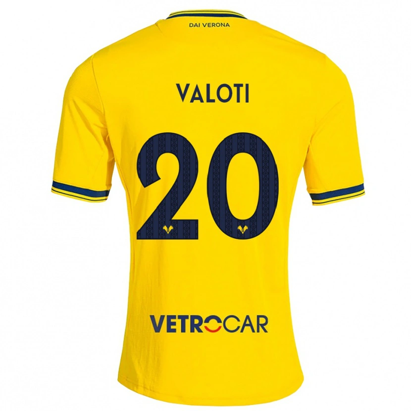 Danxen Pánské Alessandro Valoti #20 Žlutá Červená Daleko Hráčské Dresy 2026/27 Dres