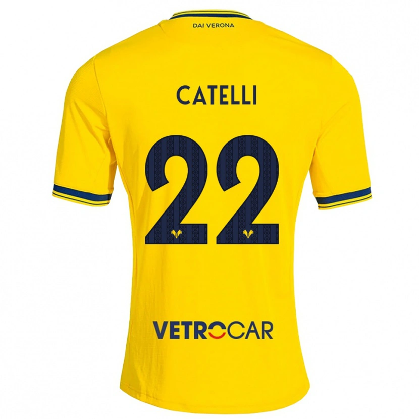 Danxen Pánské Anna Catelli #22 Žlutá Červená Daleko Hráčské Dresy 2026/27 Dres