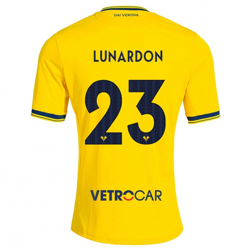 Danxen Pánské Mario Lunardon #23 Žlutá Červená Daleko Hráčské Dresy 2026/27 Dres