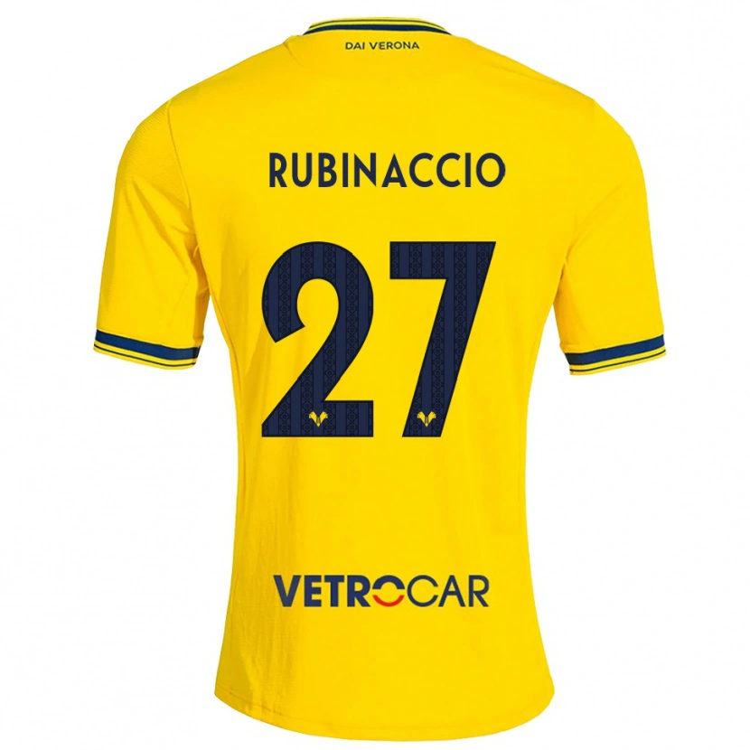 Danxen Pánské Nikol Rubinaccio #27 Žlutá Červená Daleko Hráčské Dresy 2026/27 Dres
