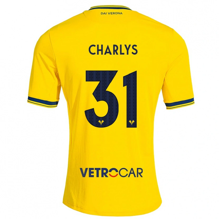 Danxen Pánské Charlys Matheus Lima Pontes #31 Žlutá Červená Daleko Hráčské Dresy 2026/27 Dres