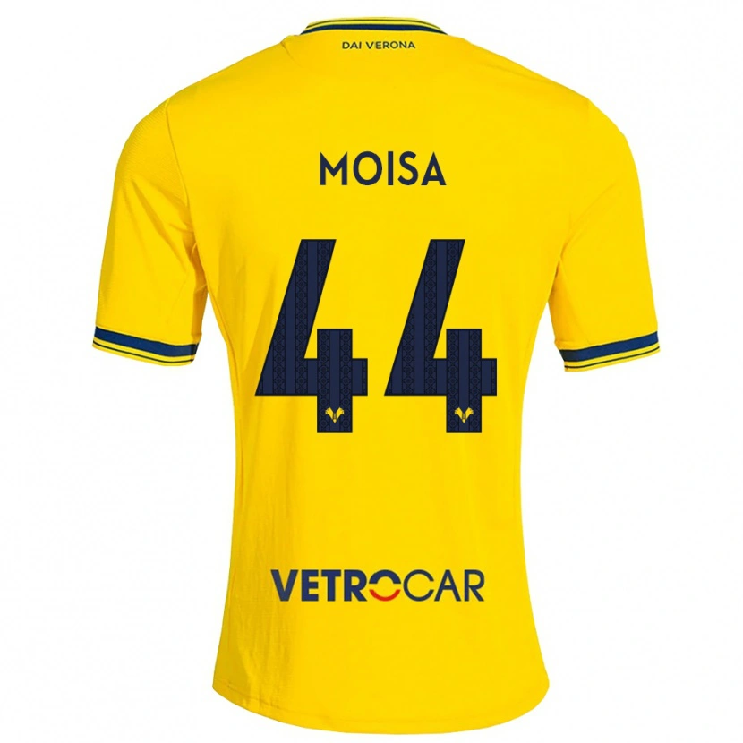 Danxen Pánské Davide Moisa #44 Žlutá Červená Daleko Hráčské Dresy 2026/27 Dres