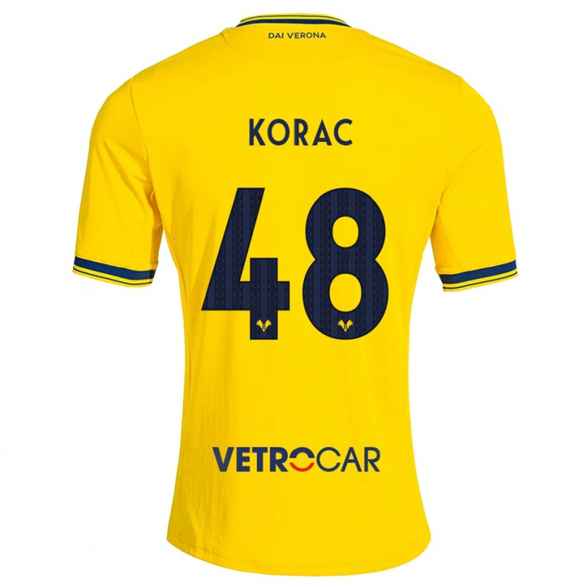Danxen Pánské Seid Korac #48 Žlutá Červená Daleko Hráčské Dresy 2026/27 Dres