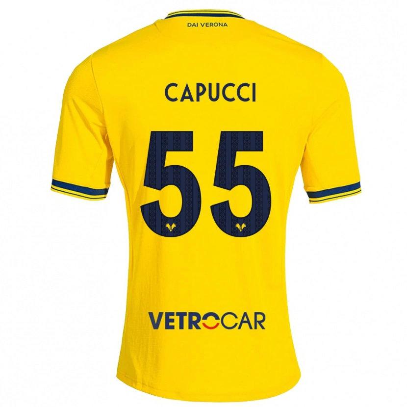Danxen Pánské Laura Capucci #55 Žlutá Červená Daleko Hráčské Dresy 2026/27 Dres