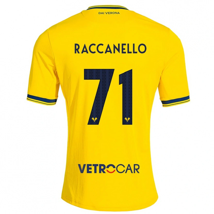 Danxen Pánské Marco Raccanello #71 Žlutá Červená Daleko Hráčské Dresy 2026/27 Dres