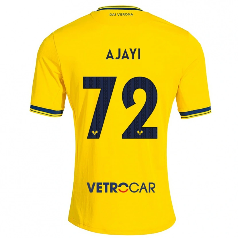 Danxen Pánské Junior Ajayi #72 Žlutá Červená Daleko Hráčské Dresy 2026/27 Dres