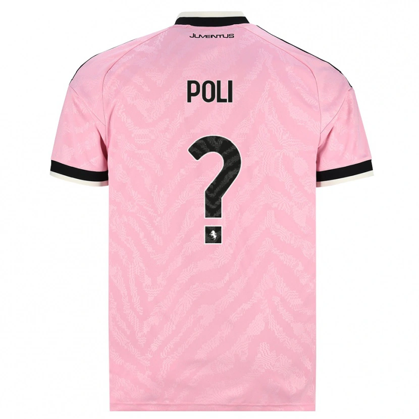 Danxen Pánské Fabrizio Poli #0 Růžová Černá Daleko Hráčské Dresy 2026/27 Dres