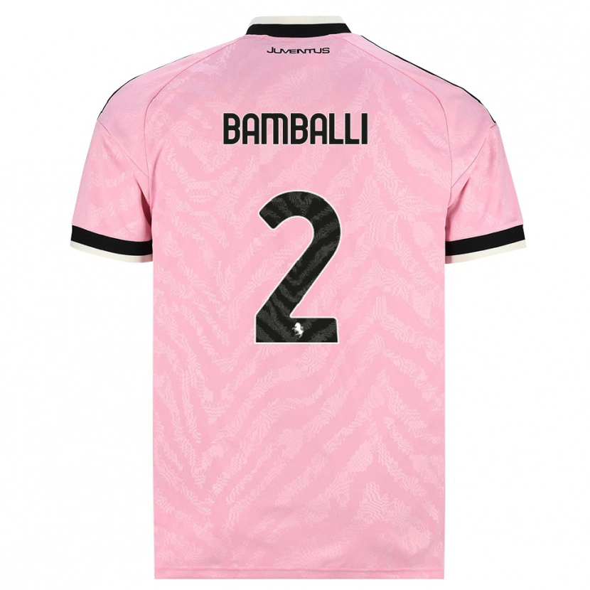 Danxen Pánské Léo Bamballi #2 Růžová Černá Daleko Hráčské Dresy 2026/27 Dres