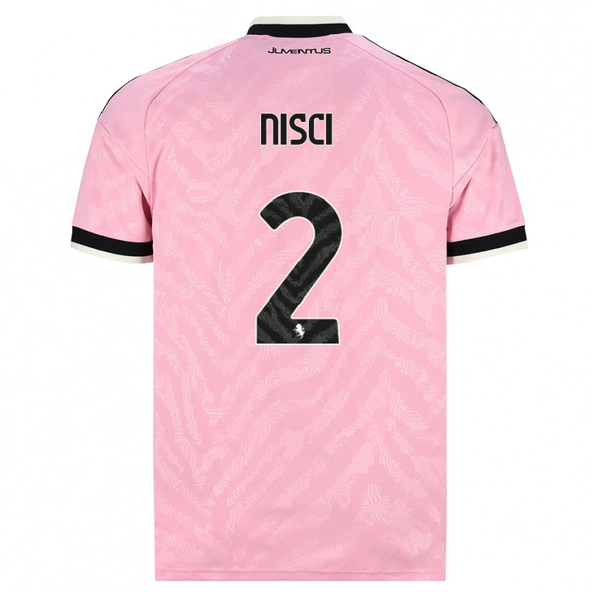 Danxen Pánské Alessandro Nisci #2 Růžová Černá Daleko Hráčské Dresy 2026/27 Dres