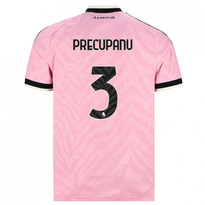 Danxen Pánské Stefano Precupanu #3 Růžová Černá Daleko Hráčské Dresy 2026/27 Dres