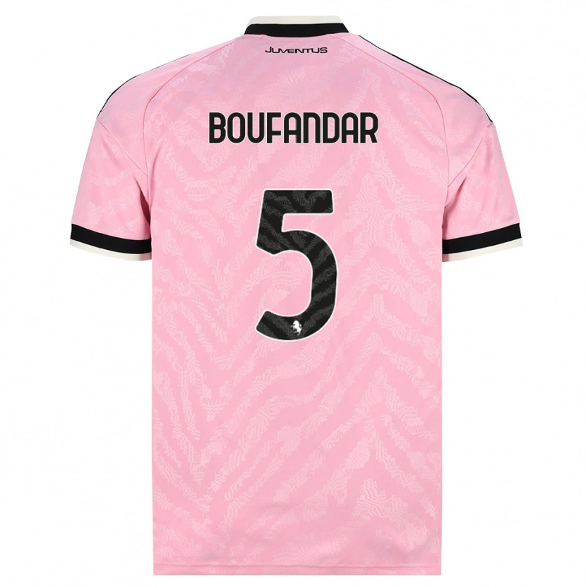 Danxen Pánské Adam Boufandar #5 Růžová Černá Daleko Hráčské Dresy 2026/27 Dres