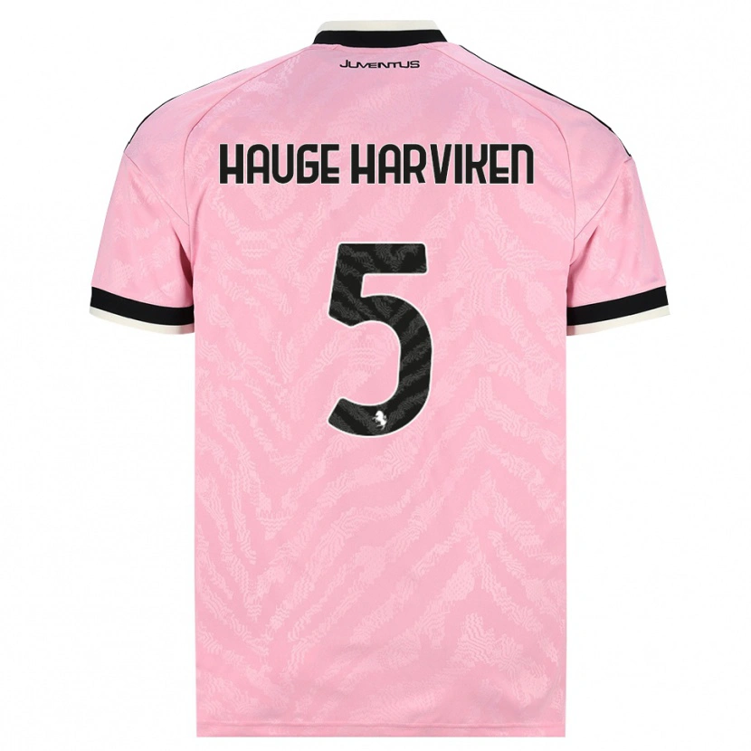 Danxen Pánské Mathilde Hauge Harviken #5 Růžová Černá Daleko Hráčské Dresy 2026/27 Dres