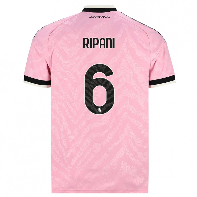 Danxen Pánské Diego Ripani #6 Růžová Černá Daleko Hráčské Dresy 2026/27 Dres