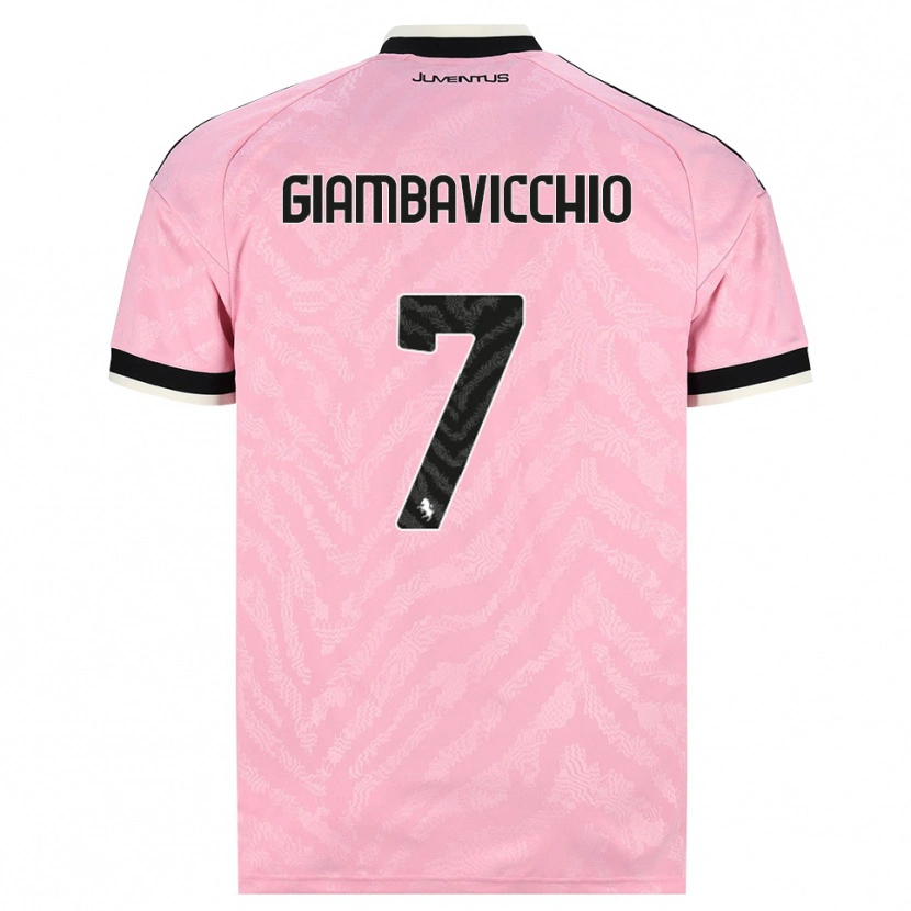 Danxen Pánské Franco Giambavicchio #7 Růžová Černá Daleko Hráčské Dresy 2026/27 Dres