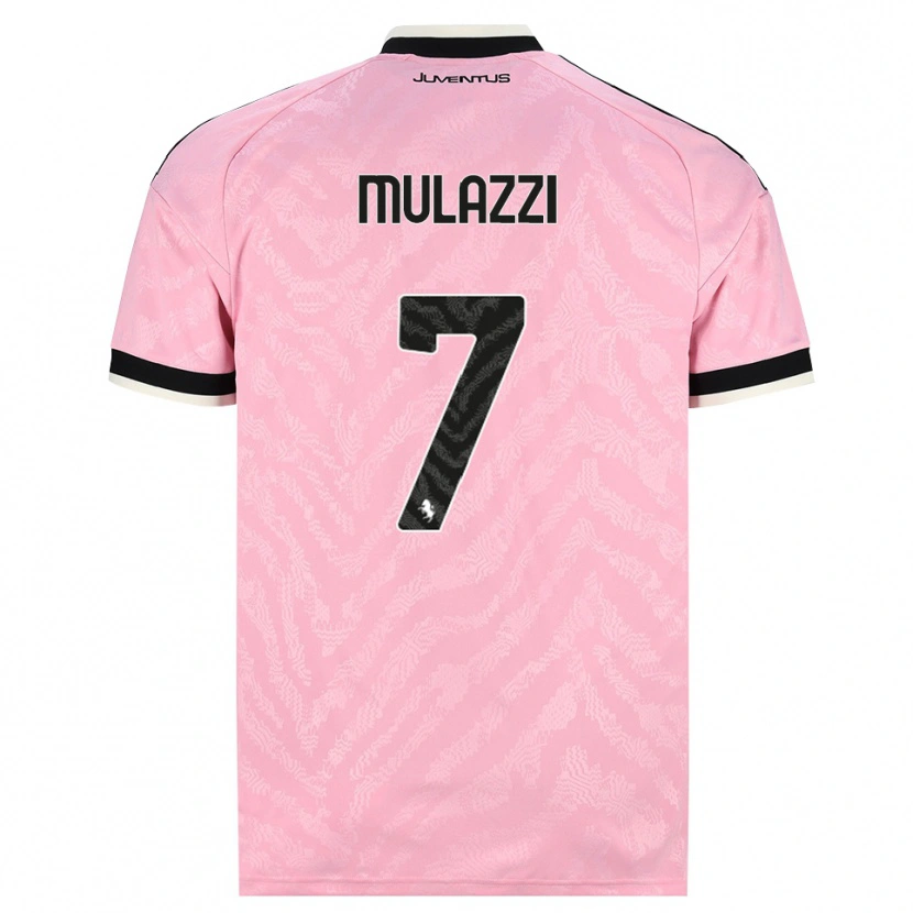 Danxen Pánské Gabriele Mulazzi #7 Růžová Černá Daleko Hráčské Dresy 2026/27 Dres