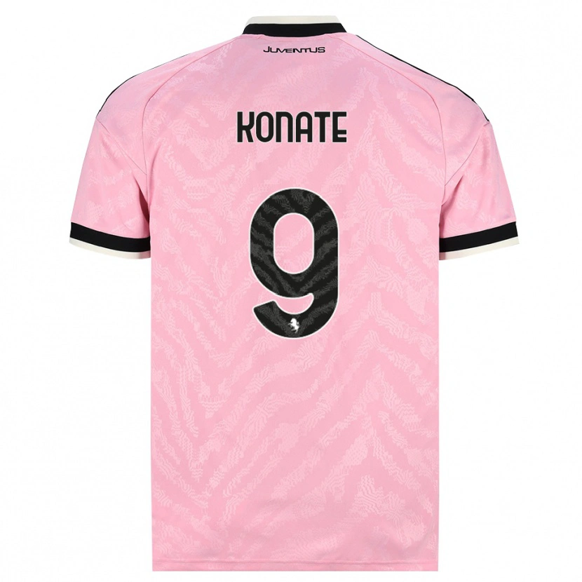 Danxen Pánské Ismaël Konaté #9 Růžová Černá Daleko Hráčské Dresy 2026/27 Dres