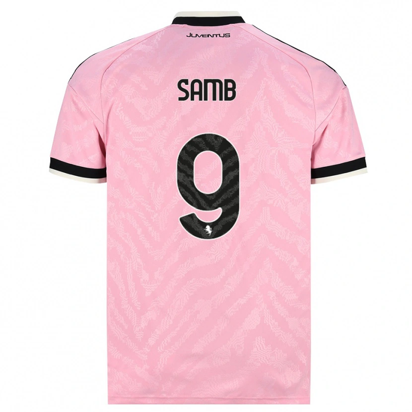 Danxen Pánské Demba Samb #9 Růžová Černá Daleko Hráčské Dresy 2026/27 Dres