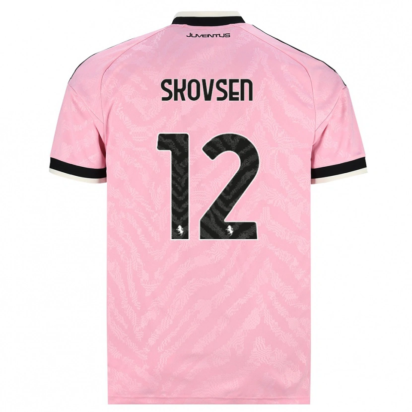 Danxen Pánské Matilde Lundorf Skovsen #12 Růžová Černá Daleko Hráčské Dresy 2026/27 Dres