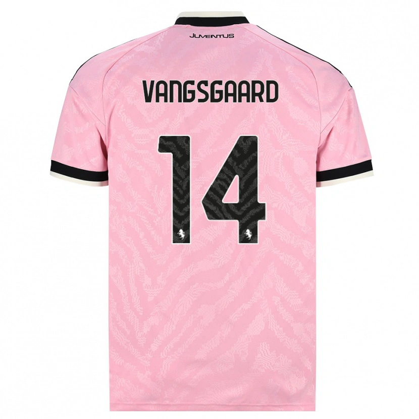 Danxen Pánské Amalie Jørgensen Vangsgaard #14 Růžová Černá Daleko Hráčské Dresy 2026/27 Dres