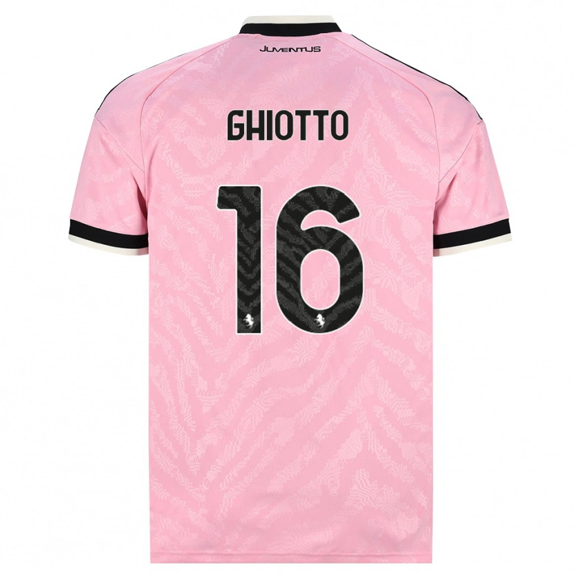 Danxen Pánské Alessandro Ghiotto #16 Růžová Černá Daleko Hráčské Dresy 2026/27 Dres