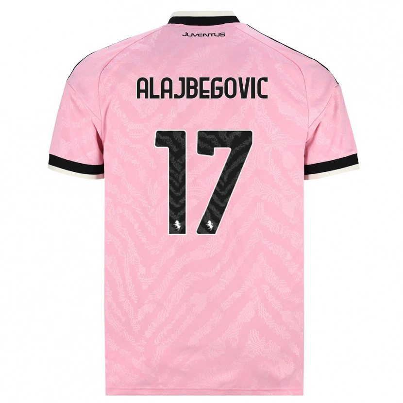 Danxen Pánské Kerim Alajbegovic #17 Růžová Černá Daleko Hráčské Dresy 2026/27 Dres