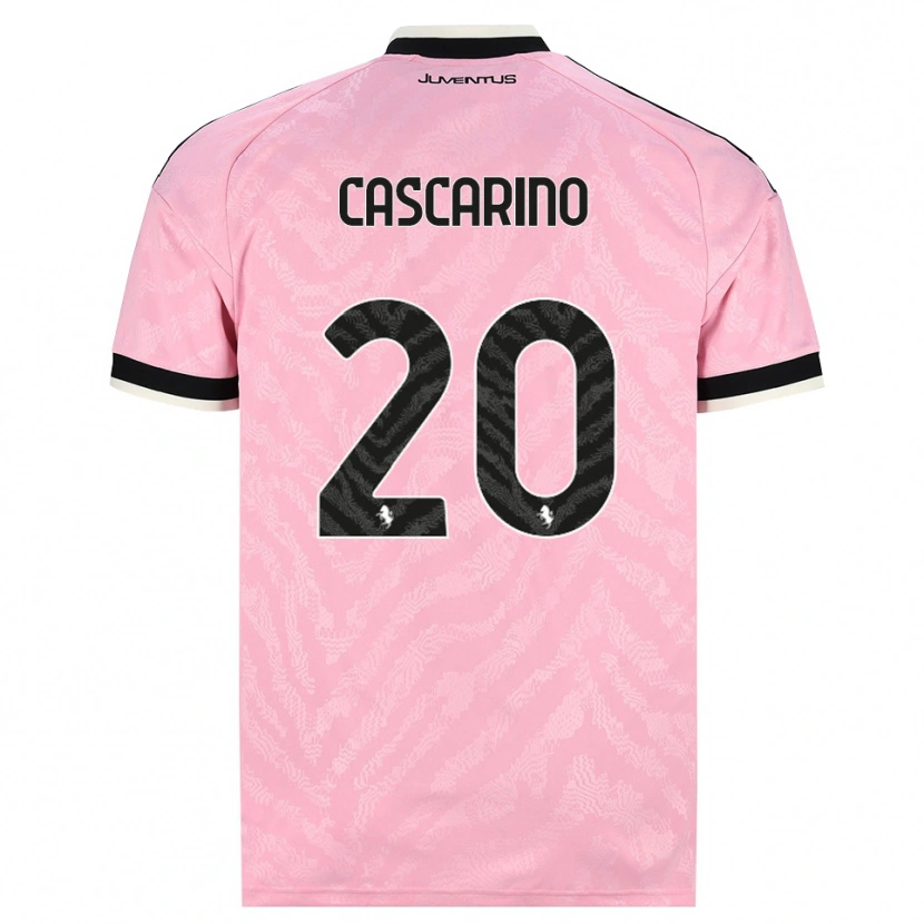Danxen Pánské Estelle Cascarino #20 Růžová Černá Daleko Hráčské Dresy 2026/27 Dres