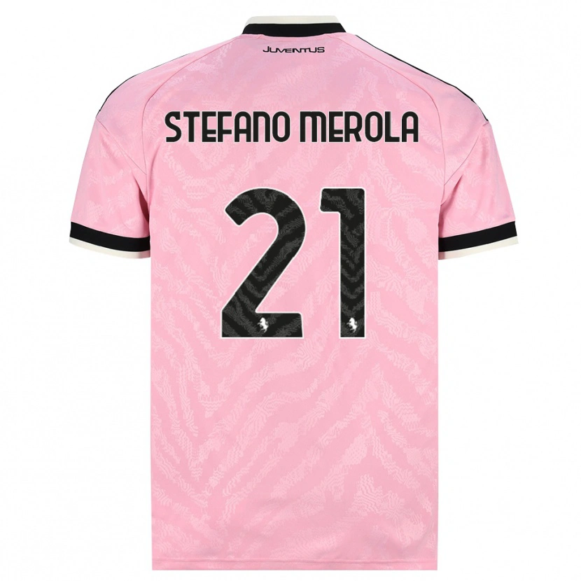 Danxen Pánské Antonio Stefano Merola #21 Růžová Černá Daleko Hráčské Dresy 2026/27 Dres