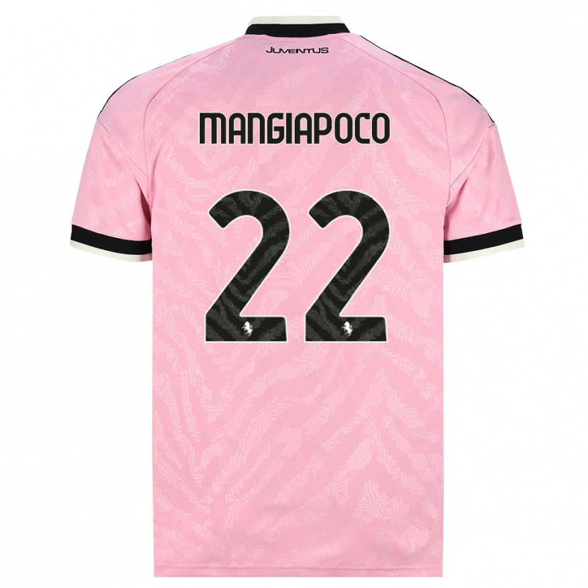 Danxen Pánské Stefano Mangiapoco #22 Růžová Černá Daleko Hráčské Dresy 2026/27 Dres