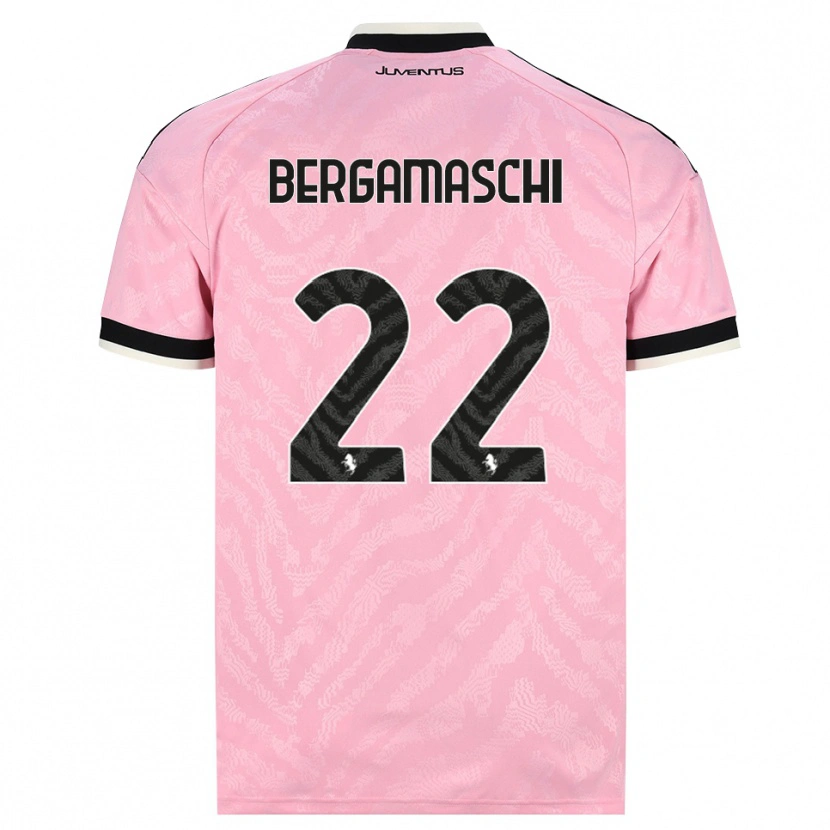 Danxen Pánské Valentina Bergamaschi #22 Růžová Černá Daleko Hráčské Dresy 2026/27 Dres