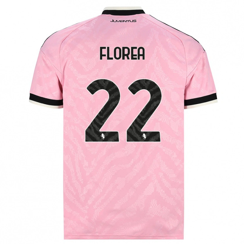 Danxen Pánské Andrei Florea #22 Růžová Černá Daleko Hráčské Dresy 2026/27 Dres